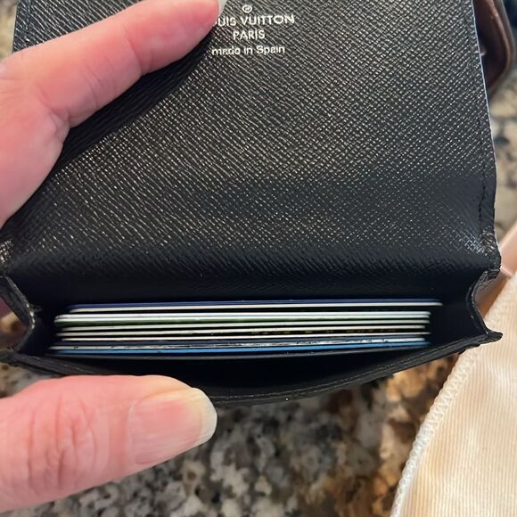 Louis Vuitton Epi Noir Flap cardholder - Picture 12 of 13